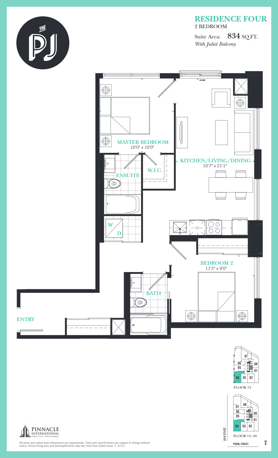 Floor plan of Residence Four