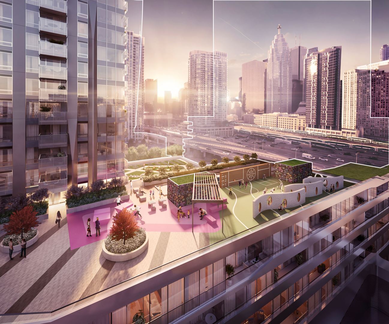 Exterior photo of The Prestige Condos at Pinnacle One Yonge