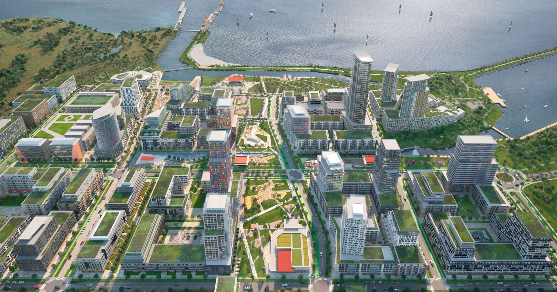 Exterior photo of Lakeview Village