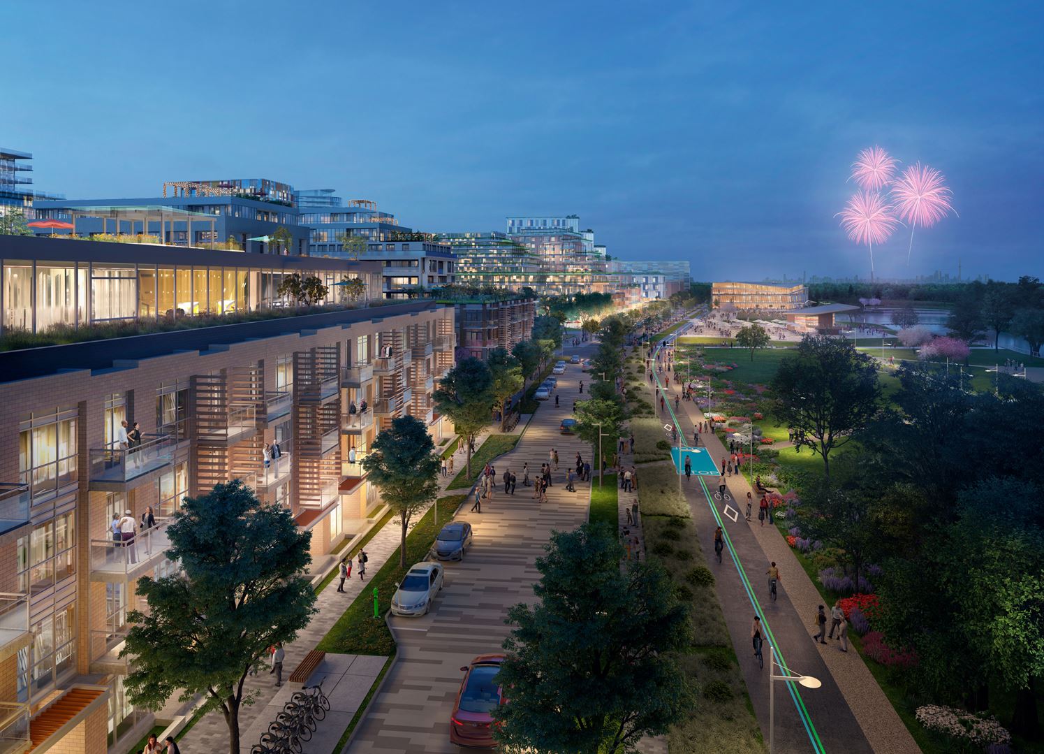 Exterior photo of Lakeview Village