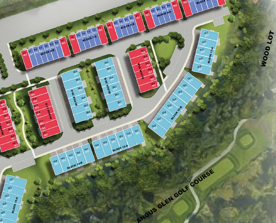 Brownstones at Angus Glen - project