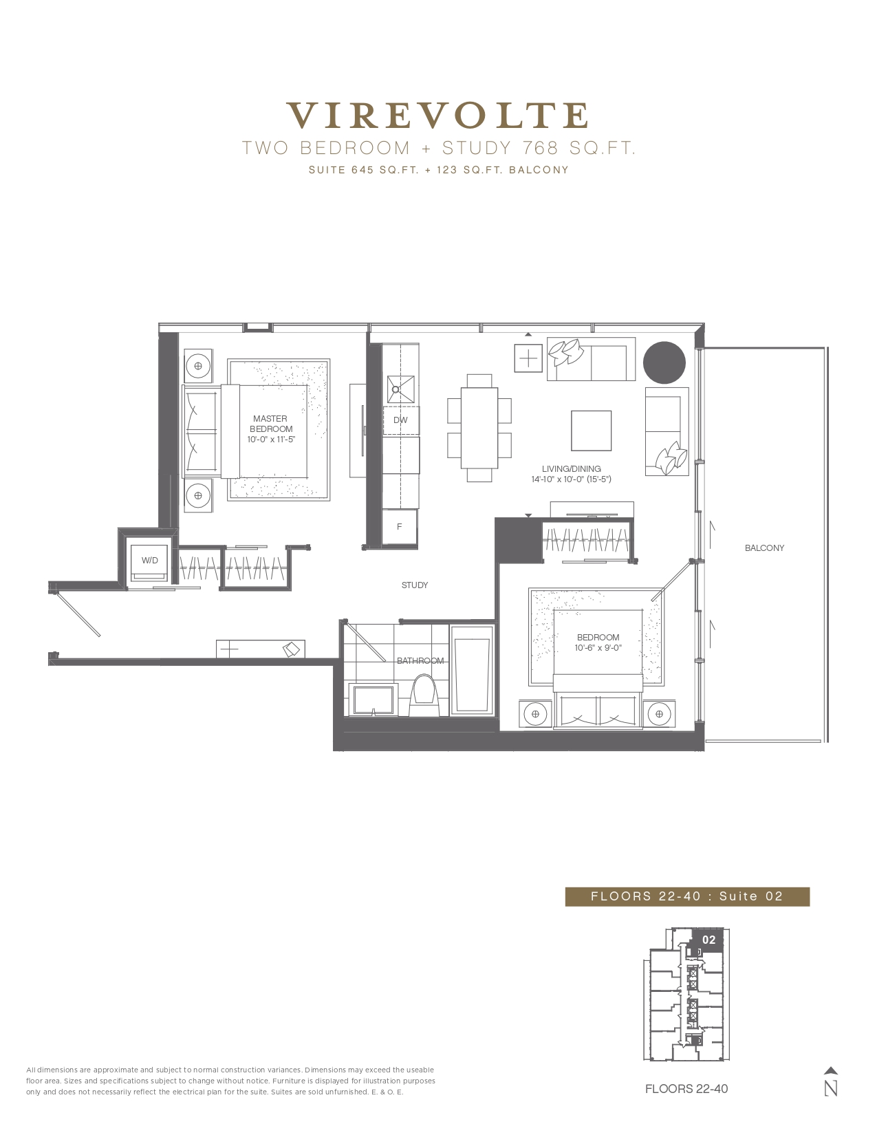Floor plan of Virevolte