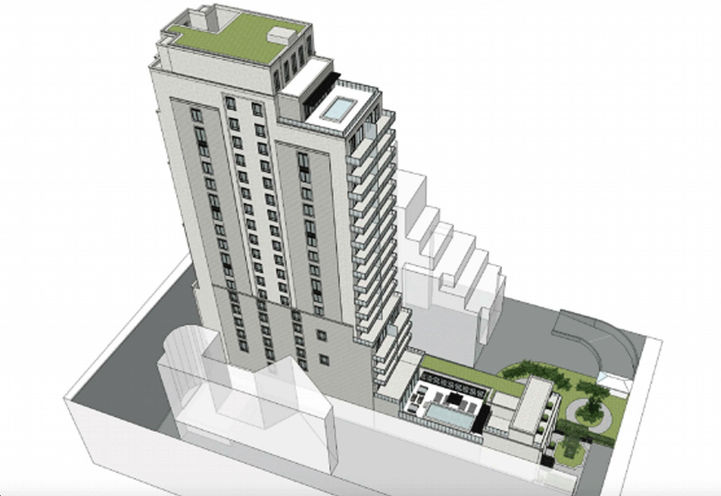 89 Avenue Condos Aerial View