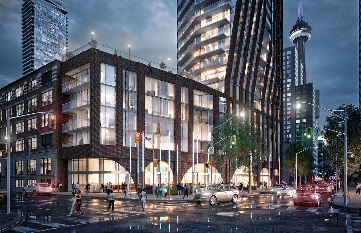 Exterior photo of The PJ Condos