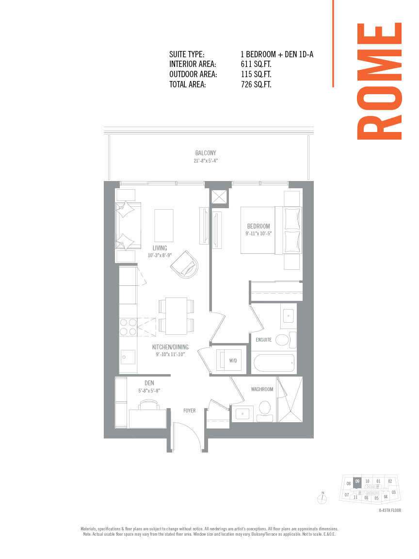 Floor plan of Rome