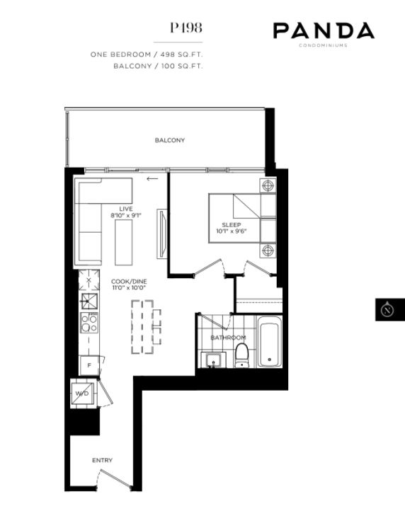 Floor plan of P498
