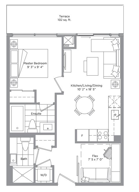 Floor plan of PH 2