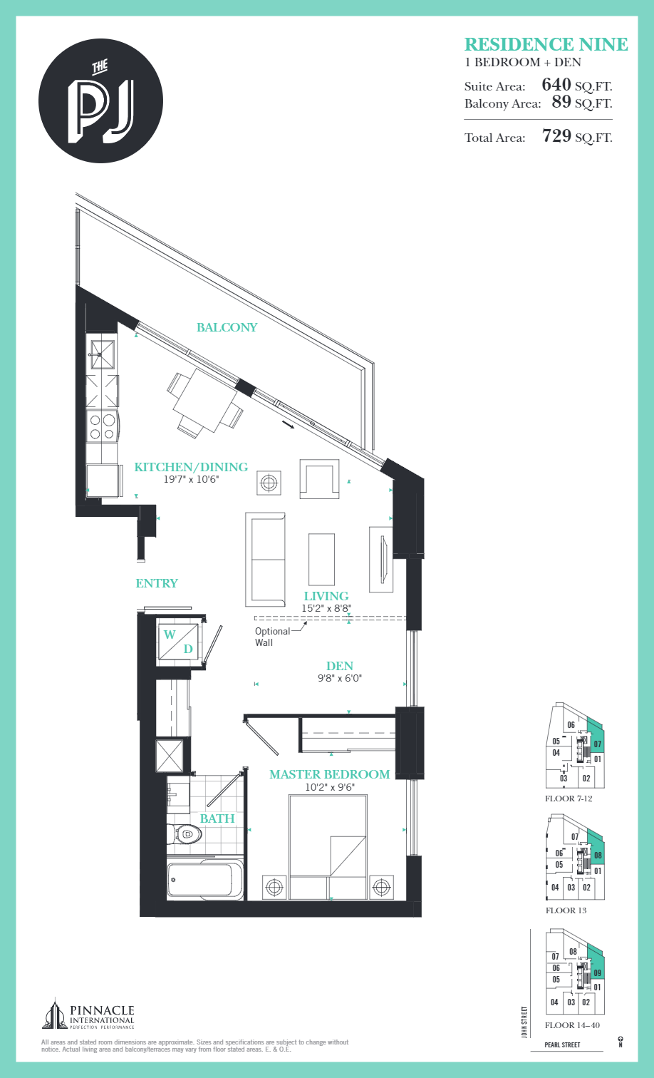 Floor plan of Residence Nine