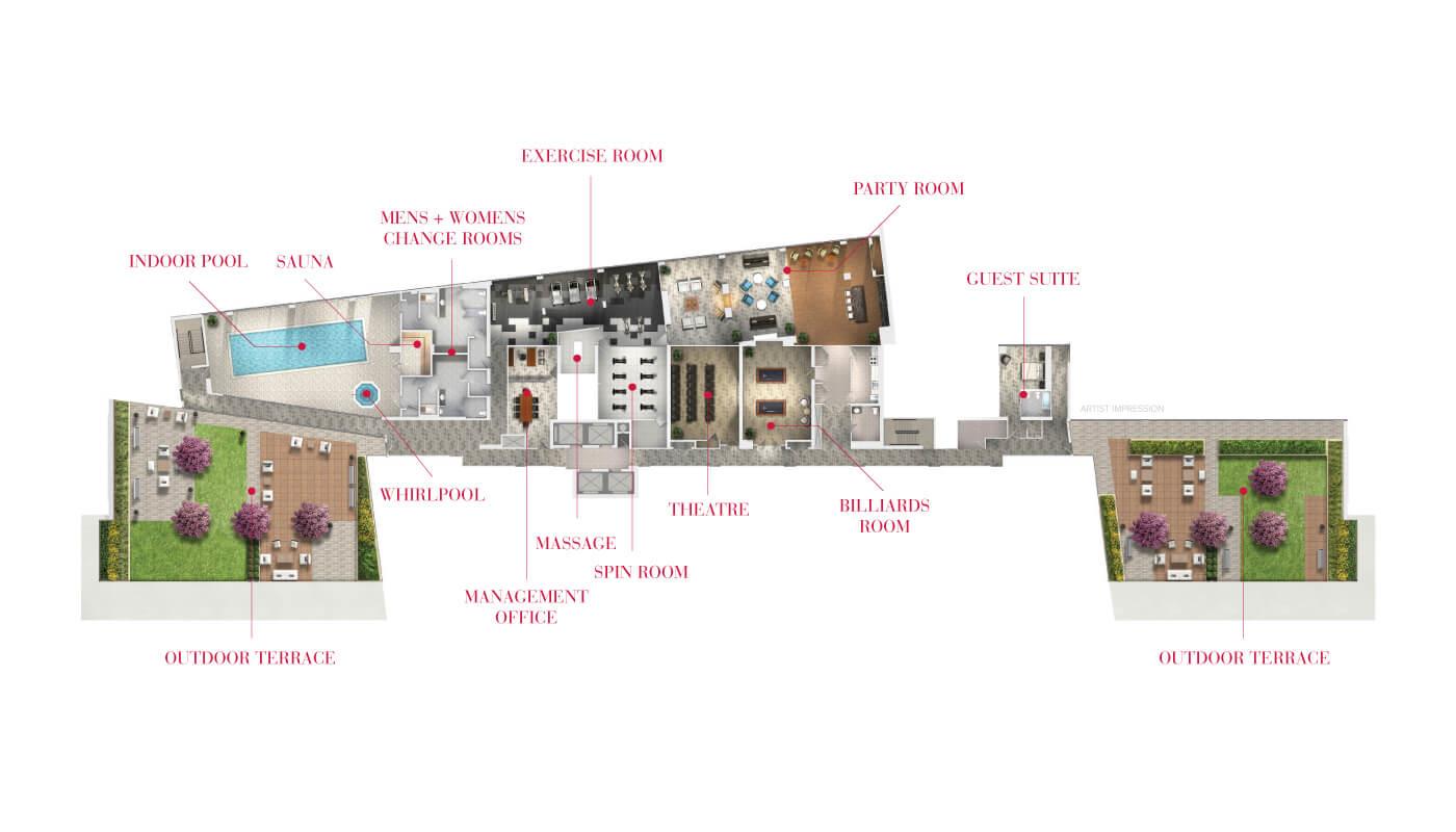 Interior photo of Pearl Place Condos