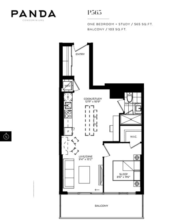 Floor plan of P565