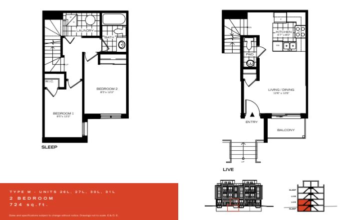 Floor plan of M