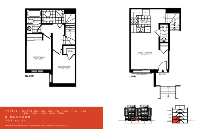 Floor plan of D