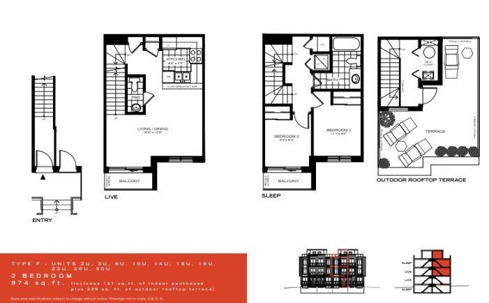 Floor plan of F