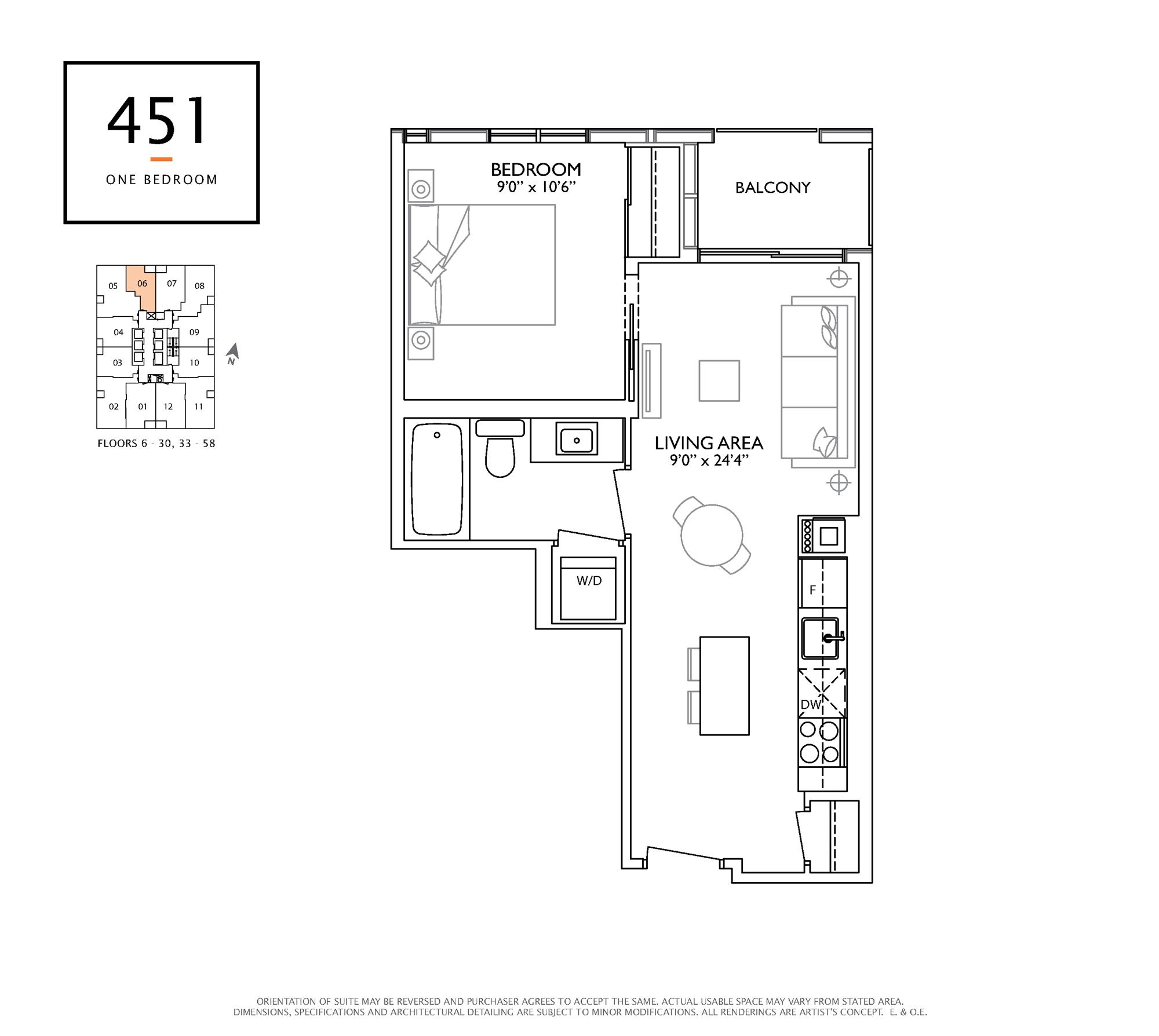 Floor plan of 1A