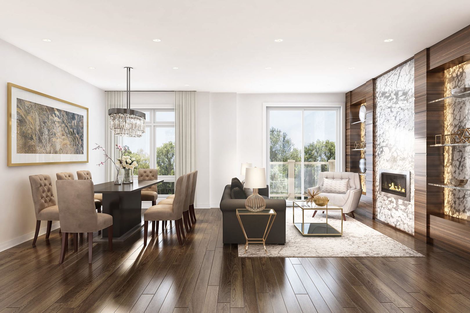 Interior photo of Main & Co. Townhomes