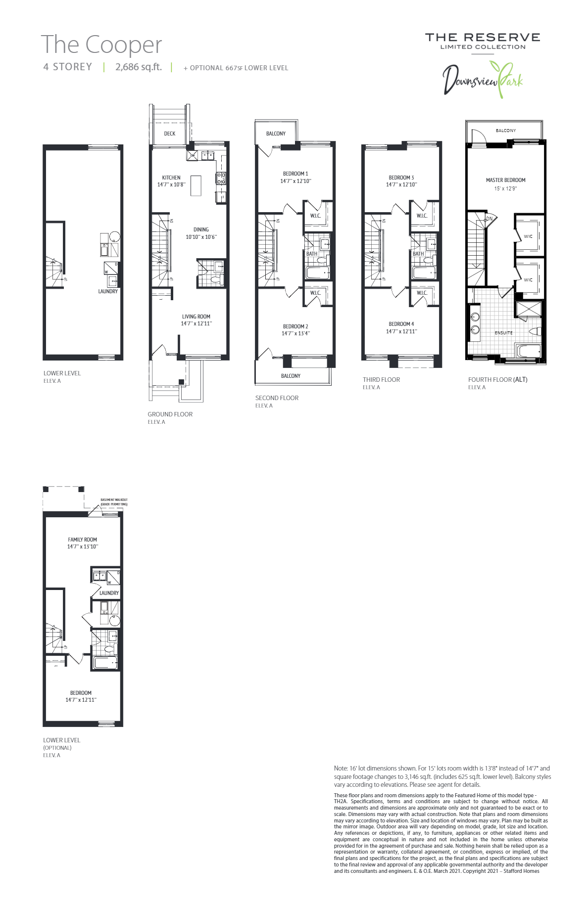 Floor plan of The Cooper