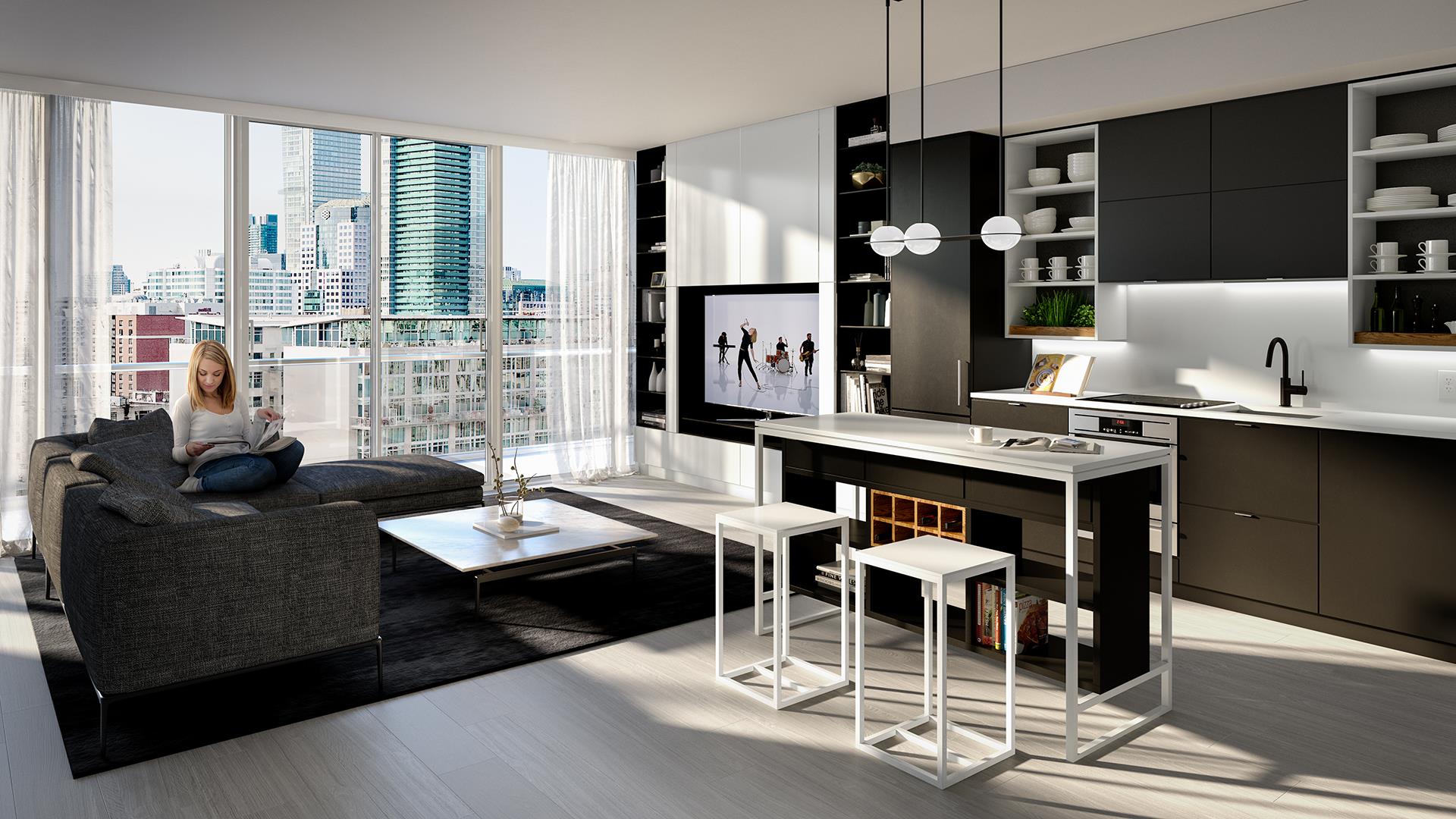 Interior photo of Panda Condos
