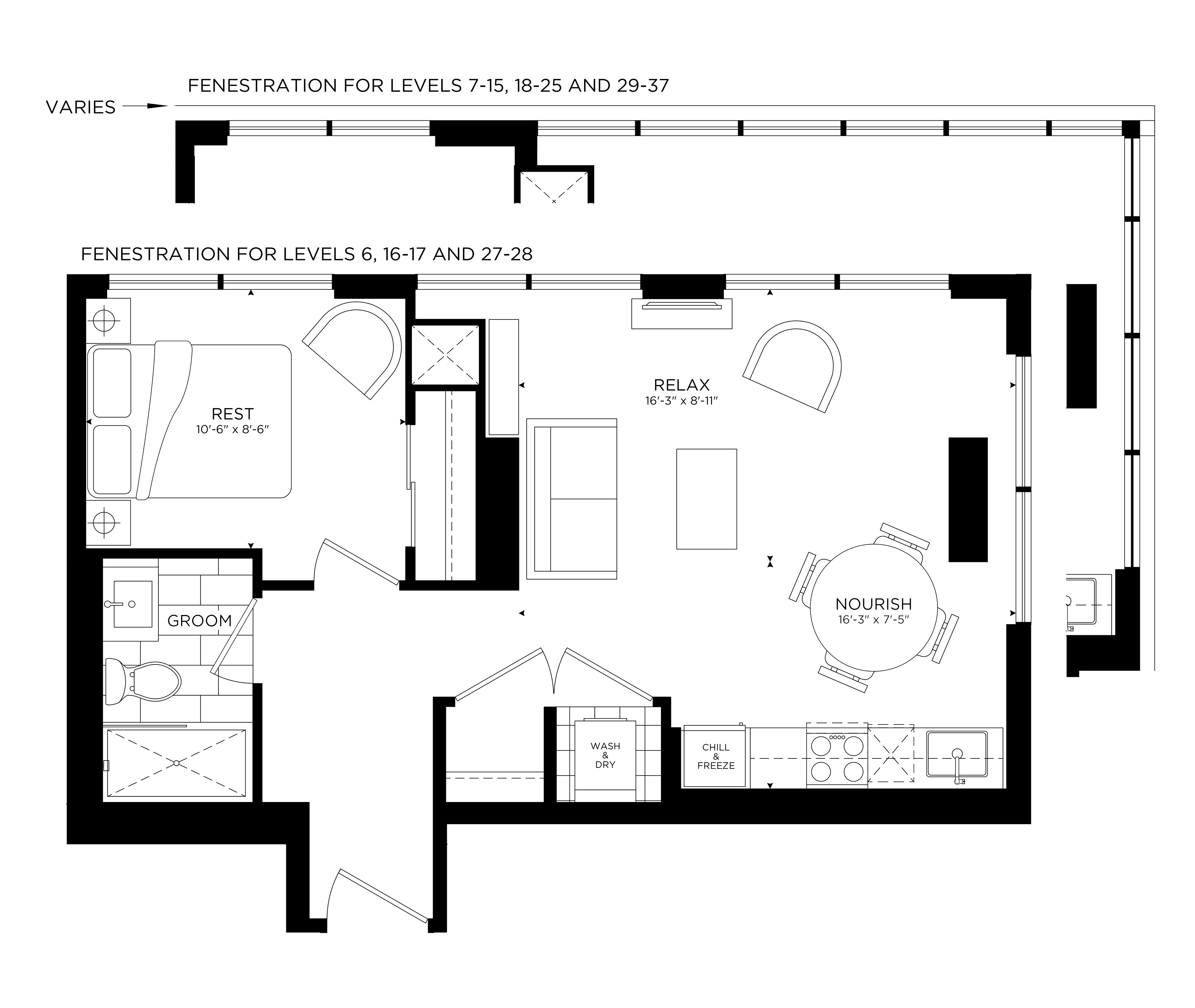 Floor plan of Bishop