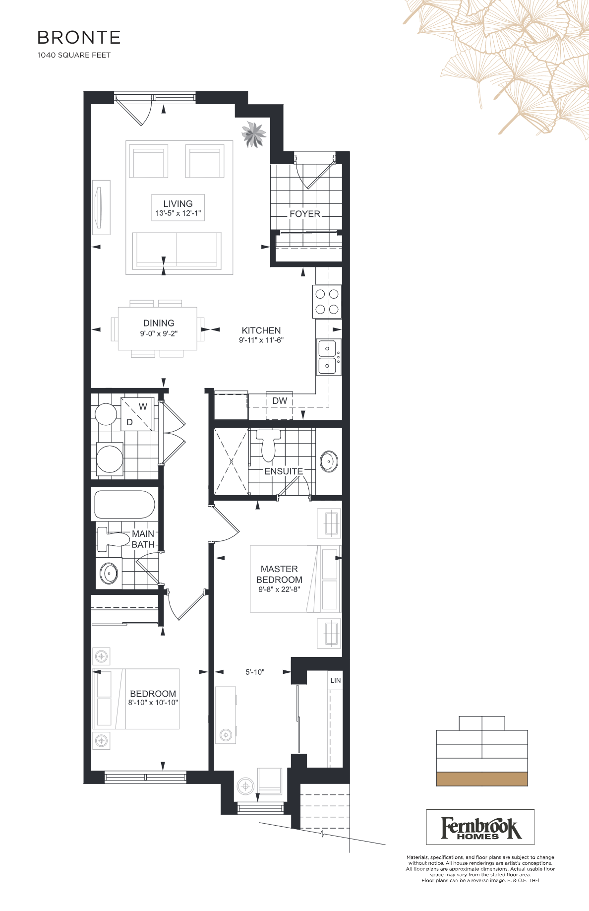 Floor plan of Bronte