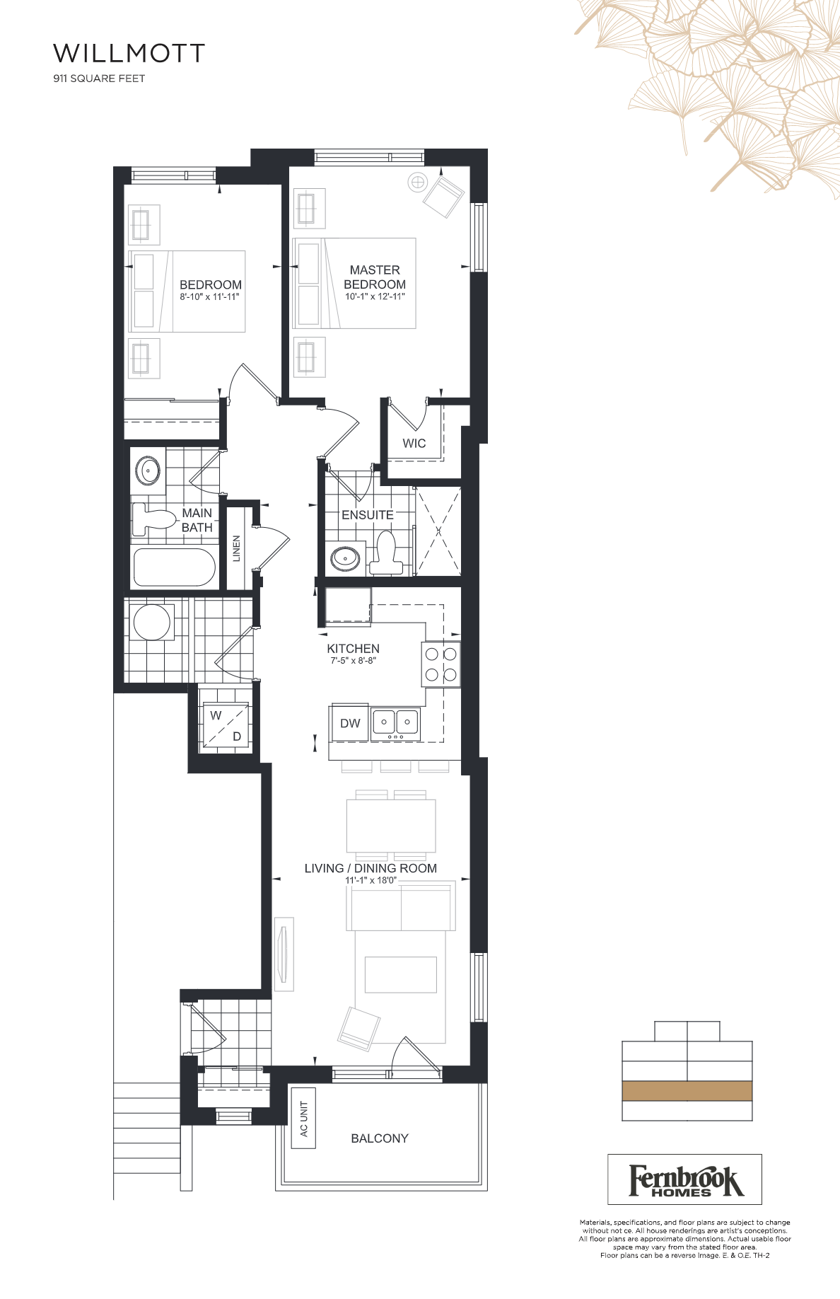 Floor plan of Willmott