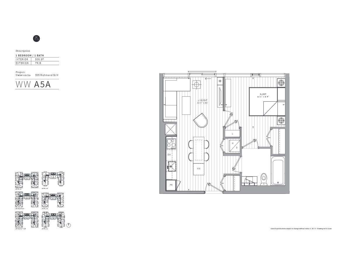 Floor plan of A5A