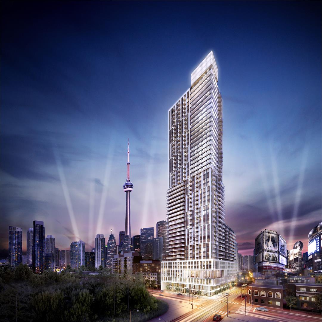 Exterior photo of Dundas Square Gardens