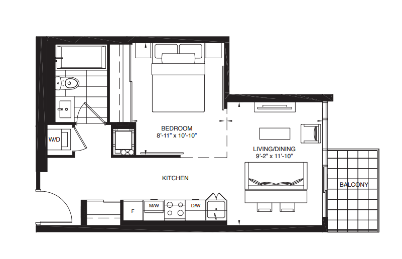 Floor plan of T01