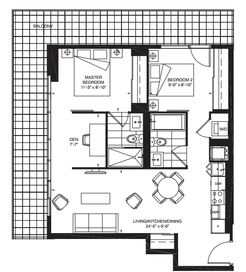 Floor plan of T10