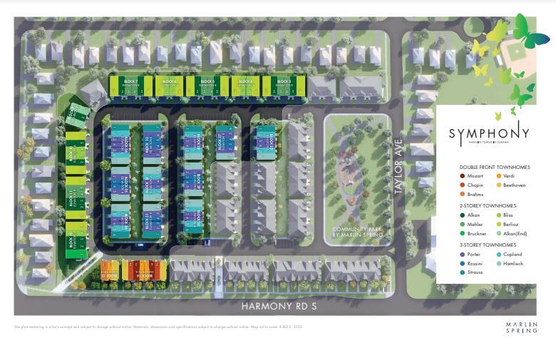 Construction photo of Symphony Towns
