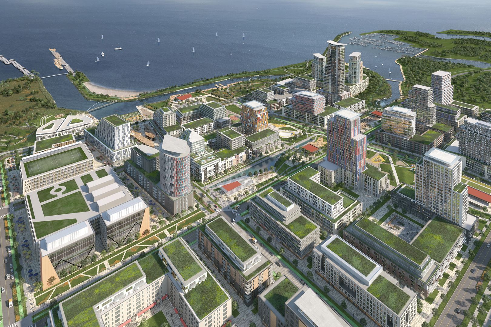 Exterior photo of Lakeview Village