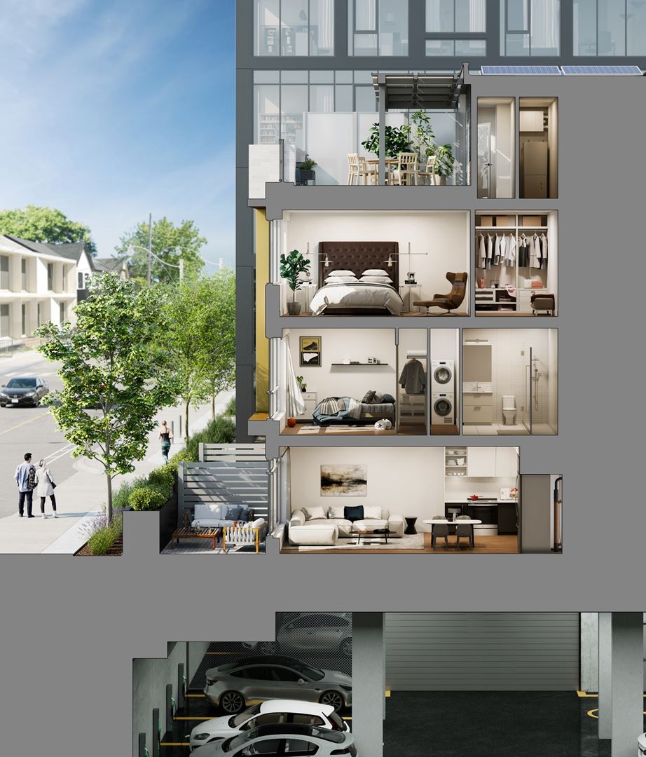 Interior photo of Field House Towns