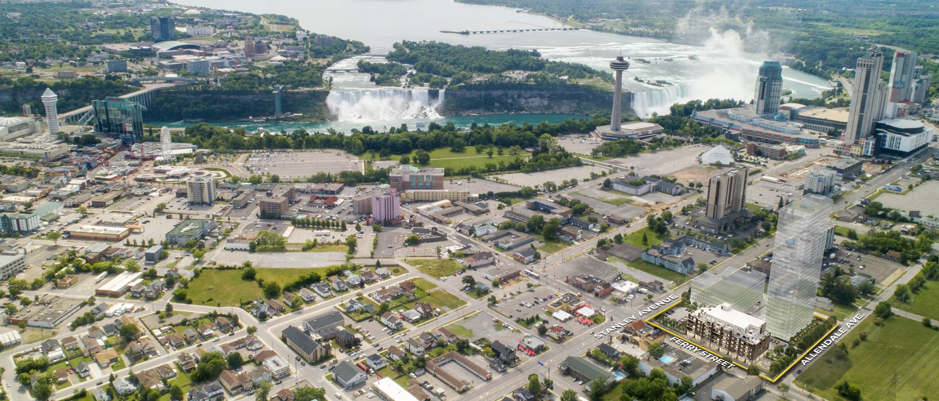 Exterior photo of The Stanley District