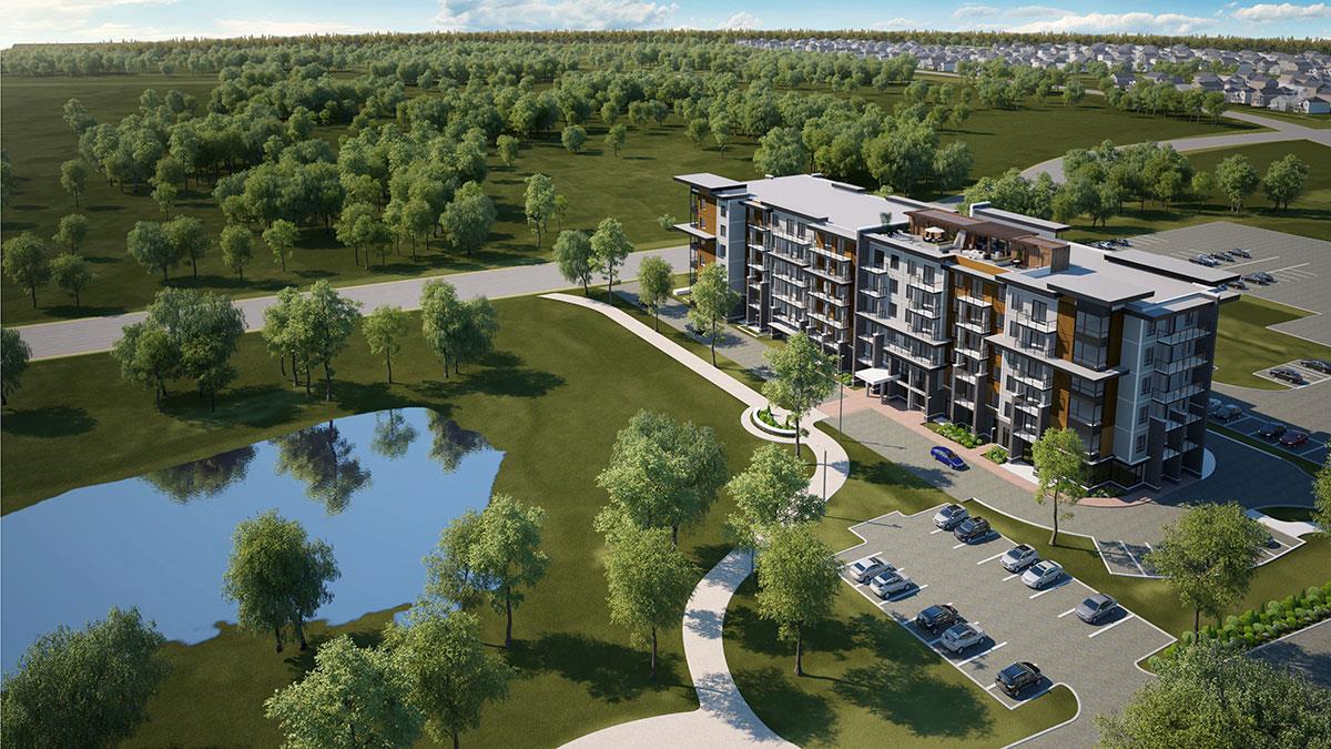 Exterior photo of Canvas on the Rouge Condos