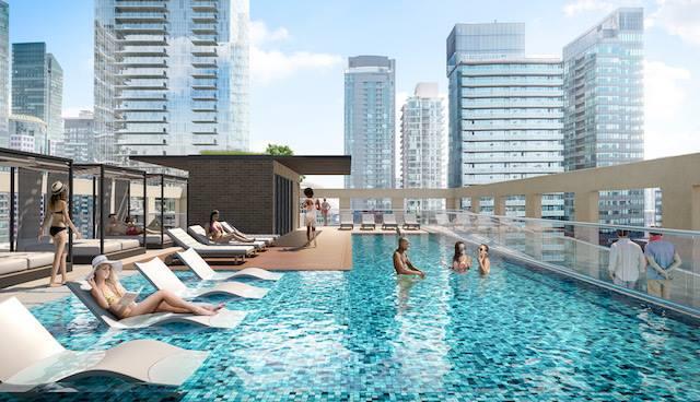 Exterior photo of Peter & Adelaide Condos