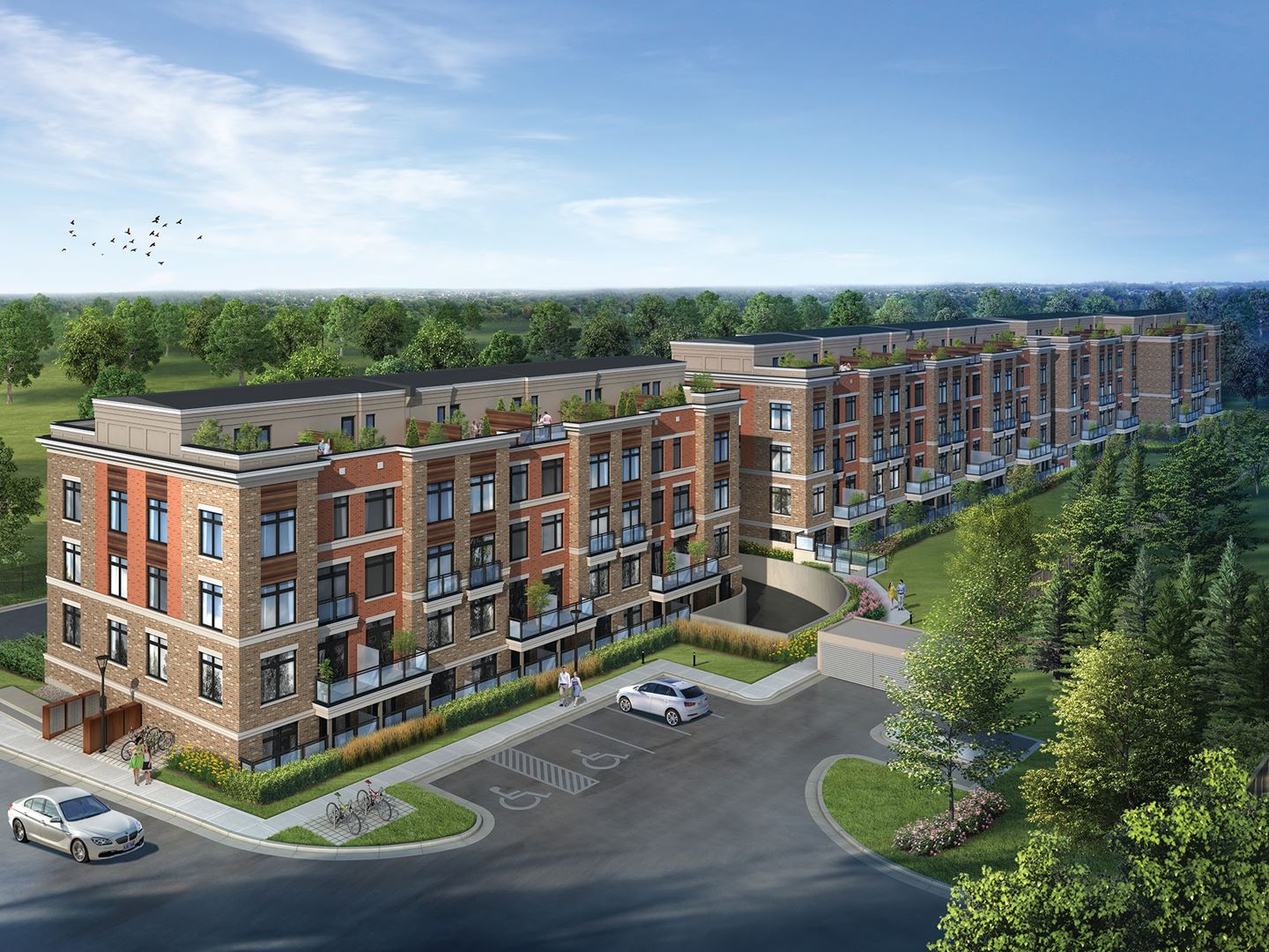 Exterior photo of High Point Urban Towns