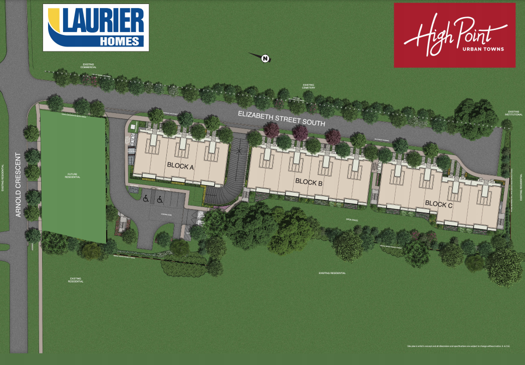 Construction photo of High Point Urban Towns