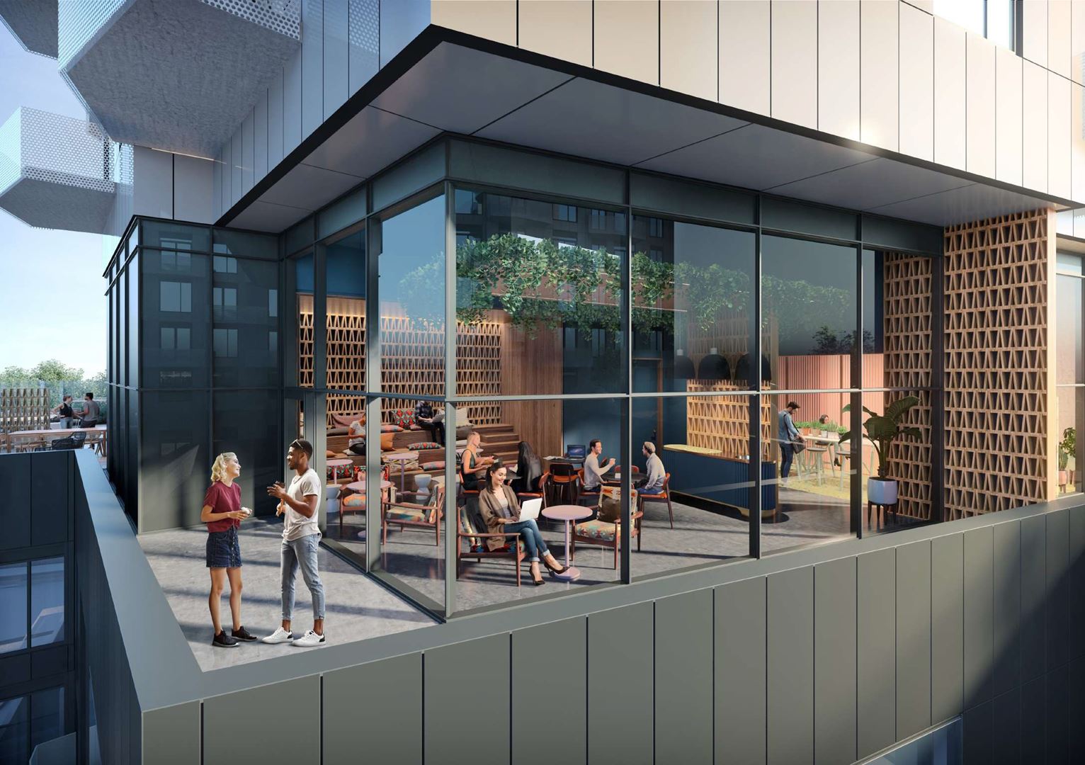 Exterior photo of Abeja District Condos