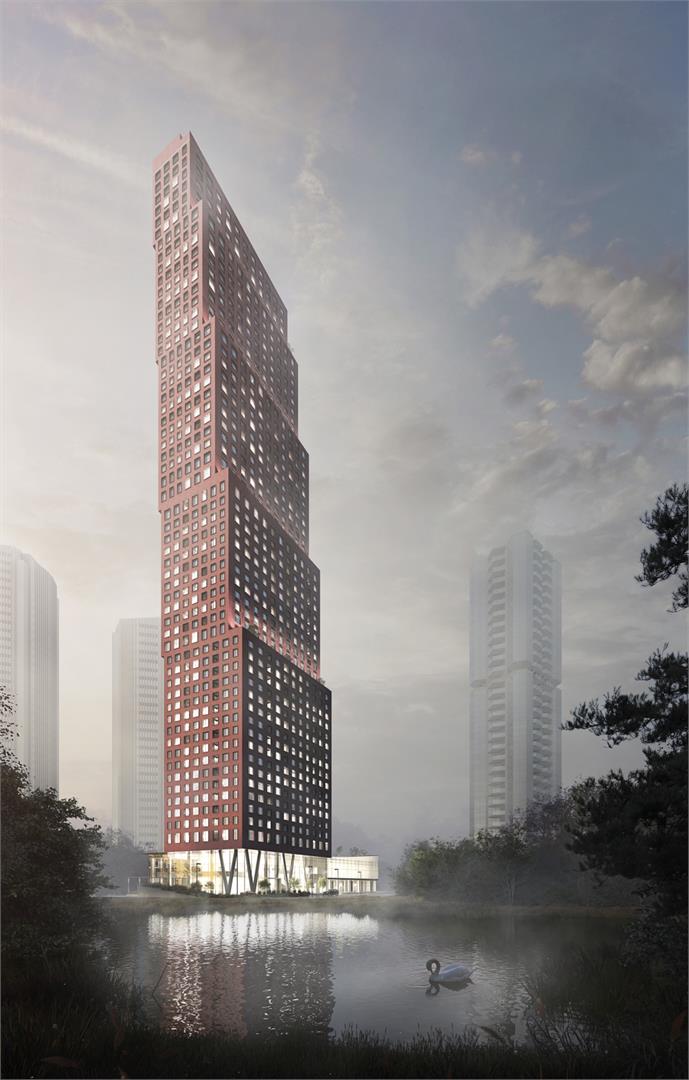 Exterior photo of CG Tower Condos