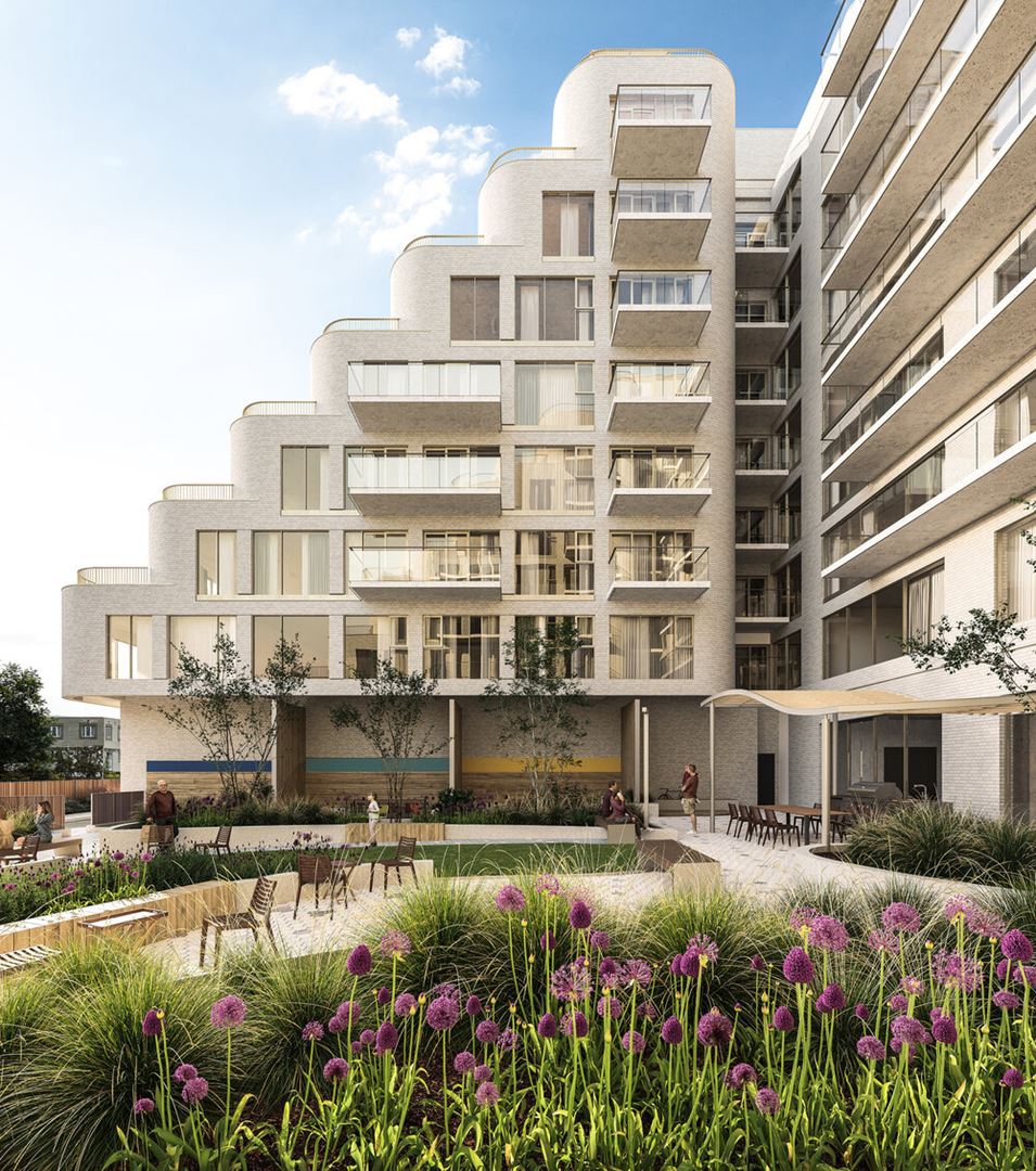 Exterior photo of Reina Condos