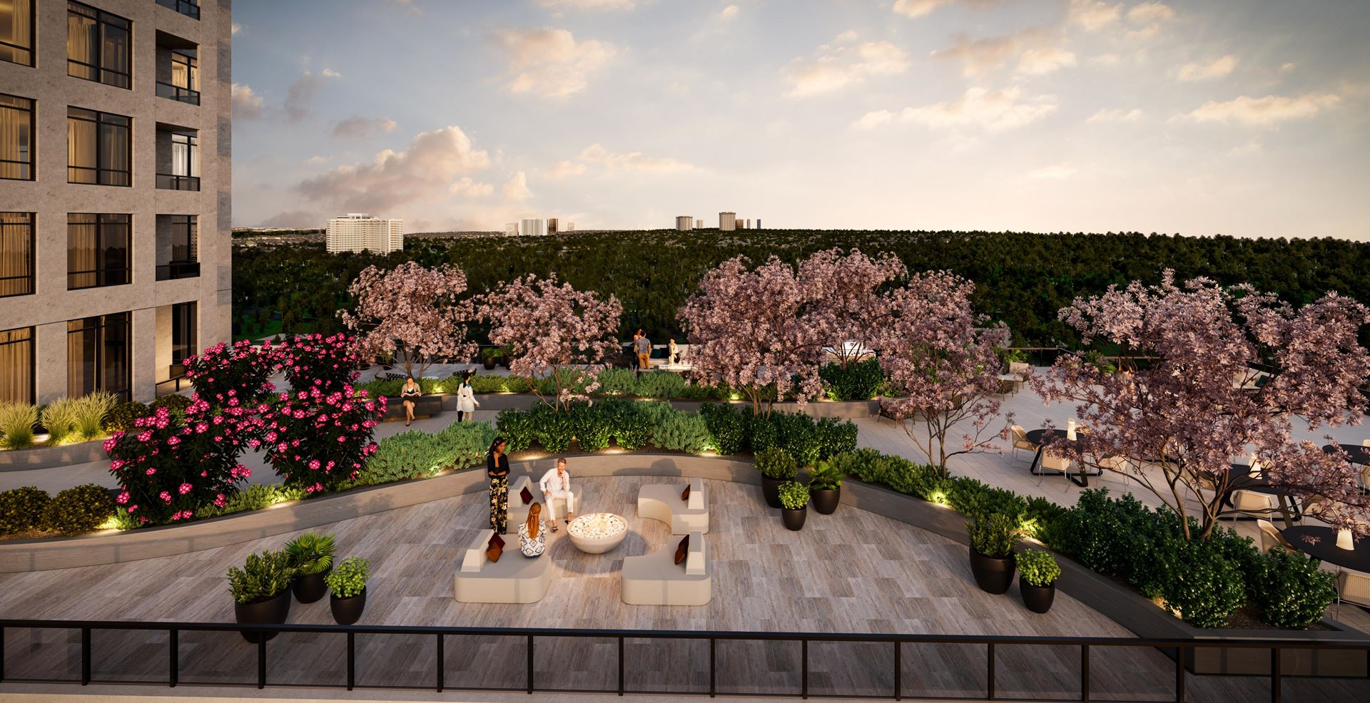 Exterior photo of ORO at Edge Towers