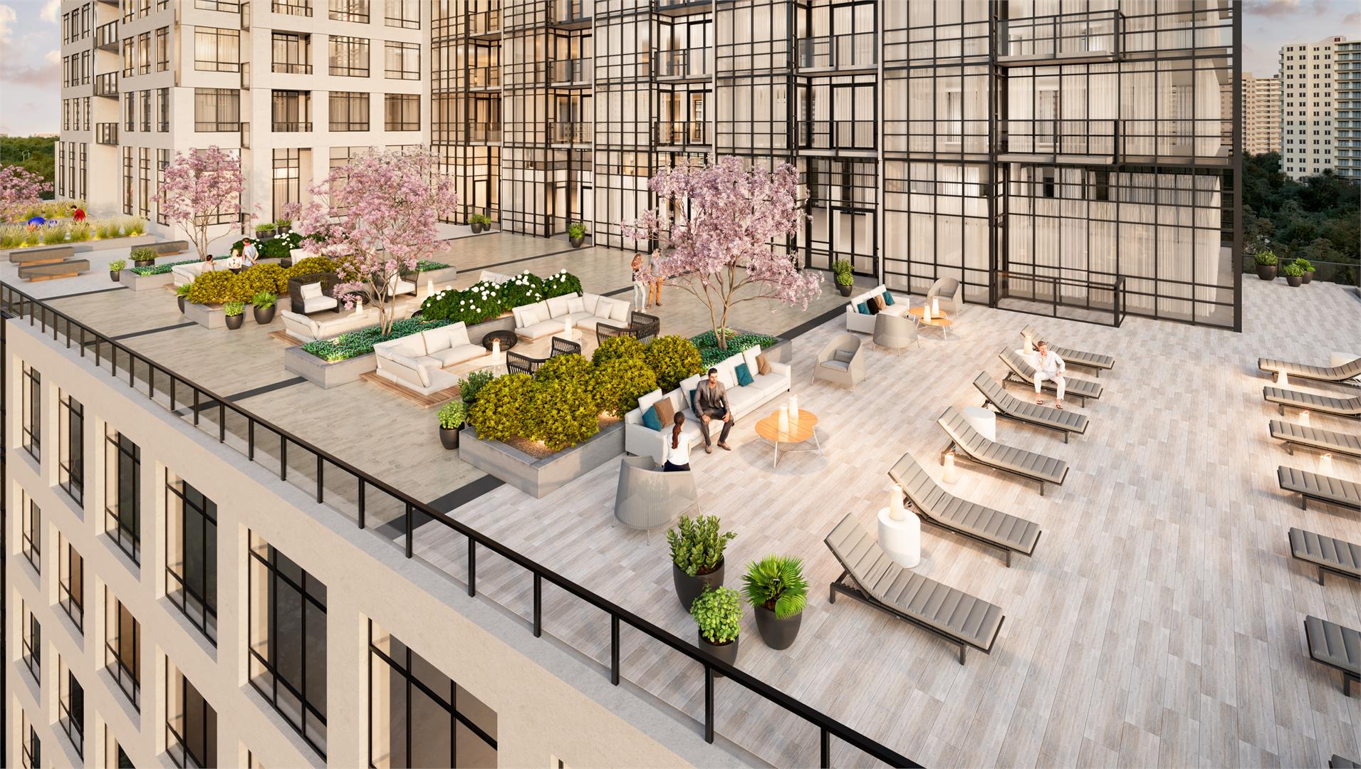 Exterior photo of ORO at Edge Towers