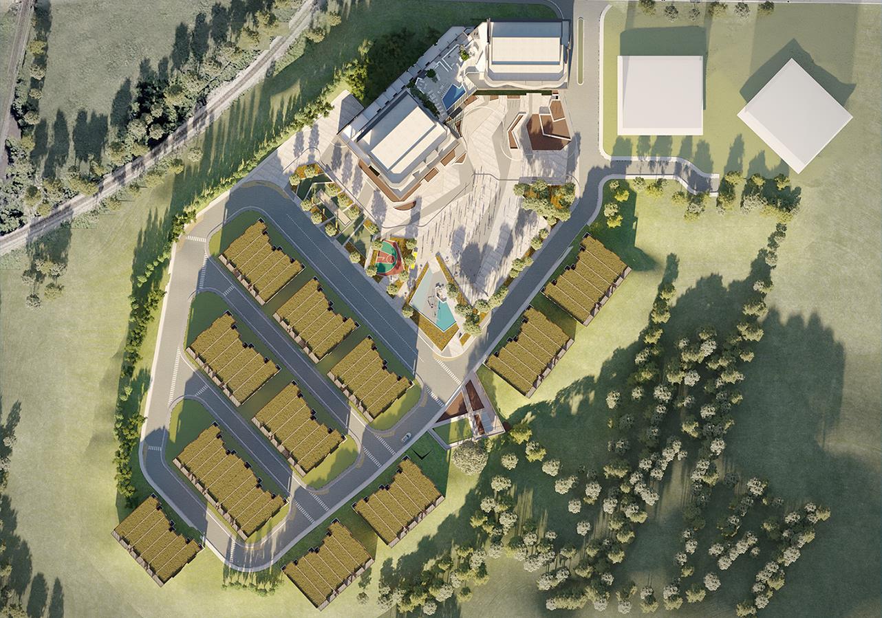 Exterior photo of SXSW Condos