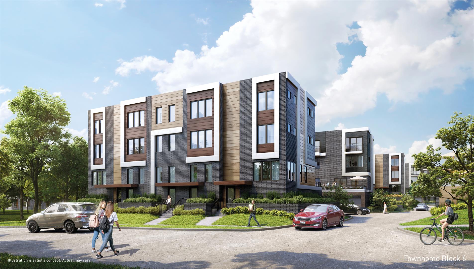 Exterior photo of Parkside Towns at Saturday
