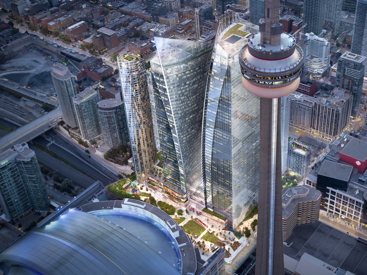 多伦多联合公园，由Pelli Clarke Pelli为Oxford Properties设计