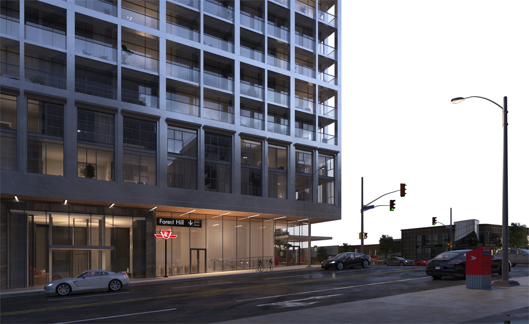 Exterior photo of The Forest Hill Condominiums